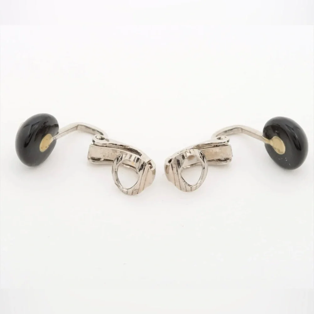 CHANEL 2003 Mini CC Logo Earrings